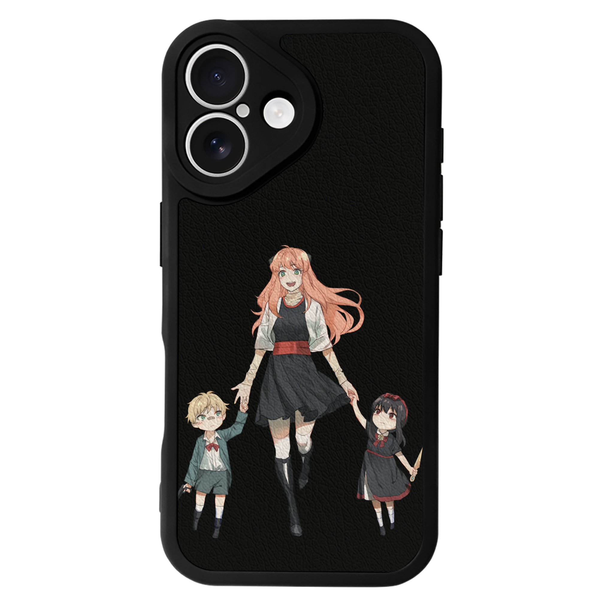 （画像用） SPY×FAMILY间谍家家酒 【iPhone 16シリーズ対応】シリコンスマホケース（レザー調） 材質：シリコン
